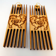 Load image into Gallery viewer, Comb Earrings - Salish Wool Dog