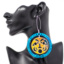 Load image into Gallery viewer, Serpent Earrings - Ocean and Northern Lights