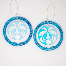 Load image into Gallery viewer, Serpent Earrings - Ocean and Northern Lights