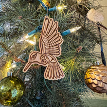 Load image into Gallery viewer, Hummingbird Christmas Ornament (4×3")
