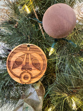 Load image into Gallery viewer, Coast Salish Face Christmas Ornament (3×3")
