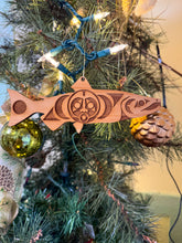 Load image into Gallery viewer, Salmon Christmas Ornament (7.5×2.5")
