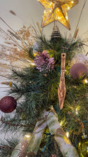 Load image into Gallery viewer, Wolf Moon Paddle Christmas Ornament (8×1")
