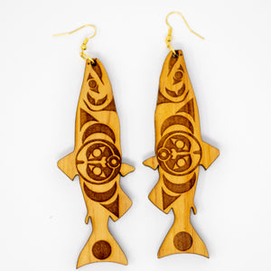 Coho Cedar earrings