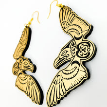 Load image into Gallery viewer, Golden Thunderbird Earrings
